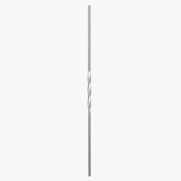 ALUM BALUSTER 1/2" SQ CENTER TWIST